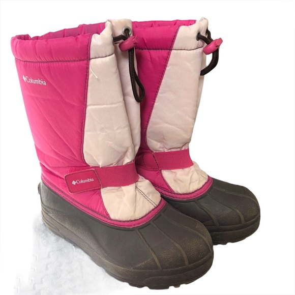 - COLUMBIA Waterproof Snow-Rain boots Girls Sz 4 - Picture 1 of 10